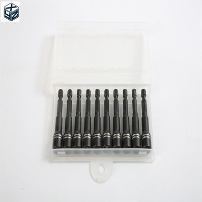 ODM supported supply 6.35 hexagon CRV steel magnetic nut driver set in PE plastic box