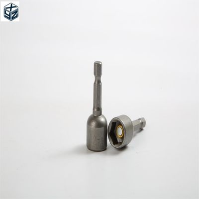12mm*48mm*5PC CRV Magnetic Nbut Driver Set with Natural Finish and 1/4in Drive Size