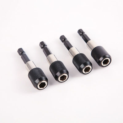 Customized Black Electrophoretic Paint Finish 60mm Hex Shank Drill Bit Extension Set