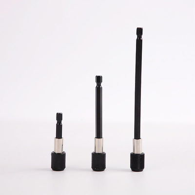 Customized Black Electrophoretic Paint Finish 60mm Hex Shank Drill Bit Extension Set