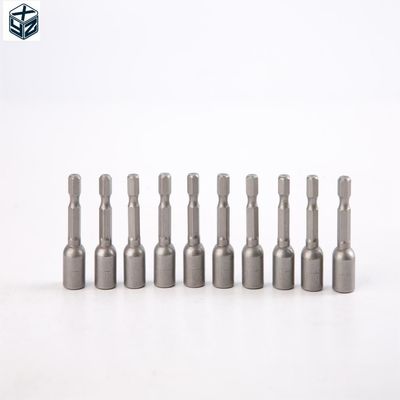 6.35 hexagon 8mm*42mm*10PC CRV Magnetic Nut Driver Set with Strong Magnetic Features