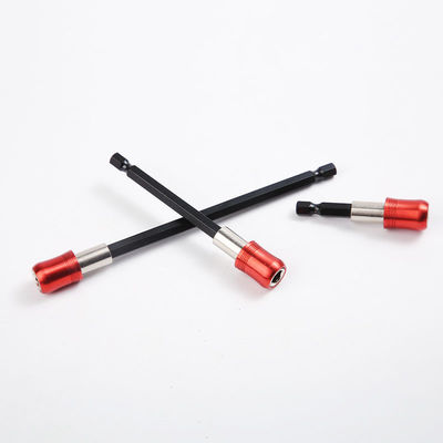 150mm CRV Material Hexagonal Shank Strong Magnetic Drill Bit Extension Set Red
