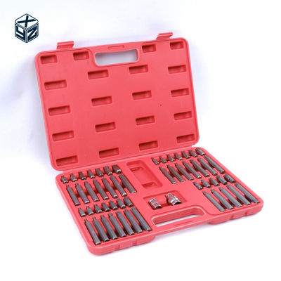 Customized Logo Alloy Steel CRV Material 54pcs Plastic Box Bits Set for High Accuracy
