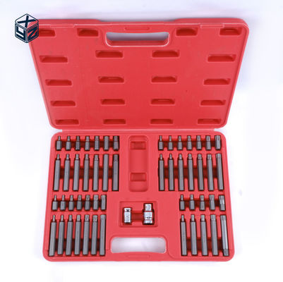 Customized Logo Alloy Steel CRV Material 54pcs Plastic Box Bits Set for High Accuracy