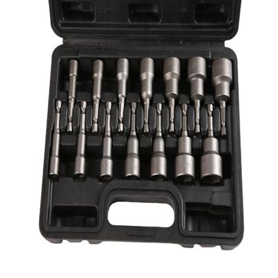 ODM 14 pcs 2.5&quot; Magnetic Metric Quick-Change Hex Shank Nut Driver Set Impact Socket Set
