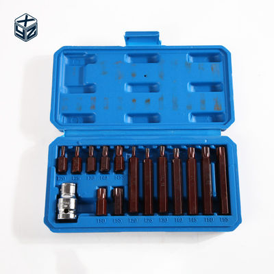 30mm 75mm S2 T type 15 pcs plastic box precision machining bit set for Muliti-purpose