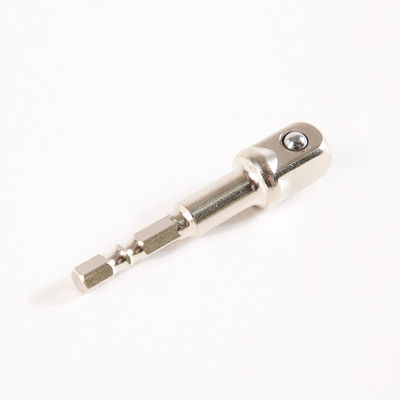 CRV Material Impact Grade Socket Adapter in 2.5 Inch for 1/4'' Black Original Silver