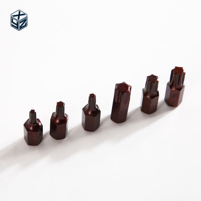 Industrial Grade 40 Pieces Bits Set with Red S2 Material and Natural Finish Plastic Box