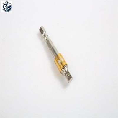 CRV Chromium Vanadium Steel Silver 1/4'' 54MM Universal Socket Adaptor Set for Durable