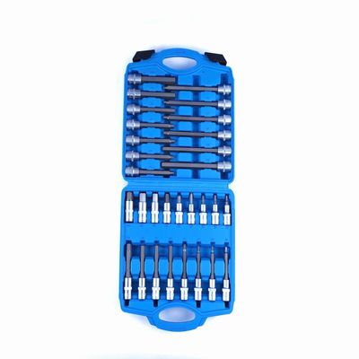 CRV Material H Type 30pcs Bit Socket Set 55MM To 200MM