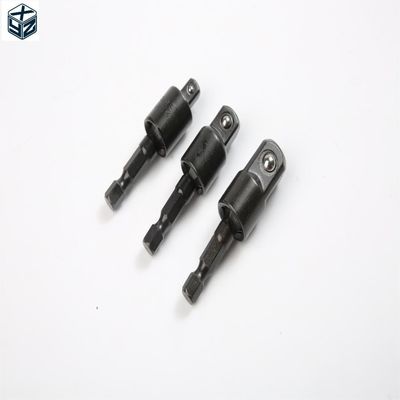 CRV Black Chrominum Vanadium Steel Universal Socket Adaptor Set with Blister Package