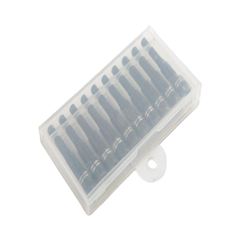 ODM supported supply 6.35 hexagon CRV steel magnetic nut driver set in PE plastic box