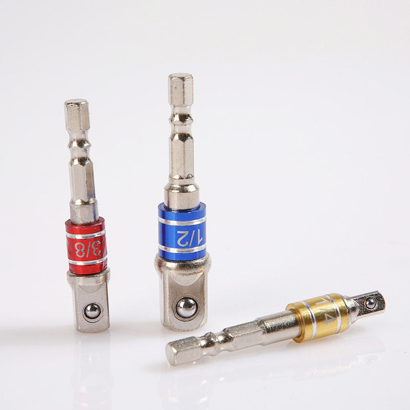 Customized CRV Material 2.5 Inch Impact Grade Socket Adapter Set with Aluminum Sleeve