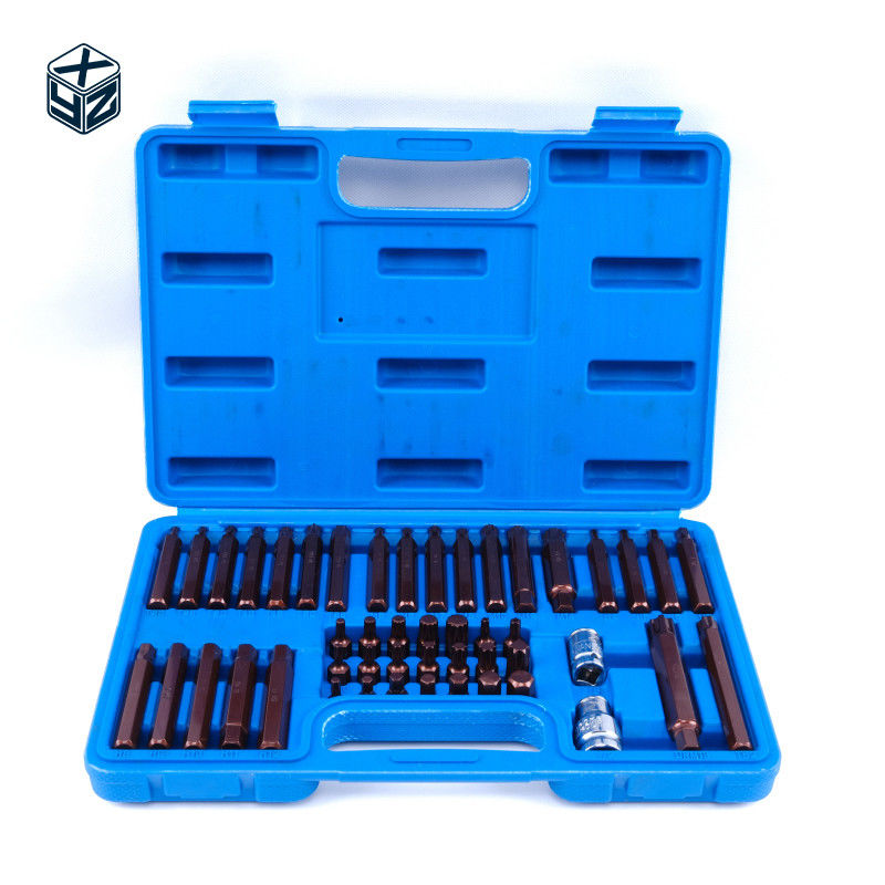 Multifunctional 48pcs S2 Plastic Box Bits Set in Natural Finish for Precision Machining