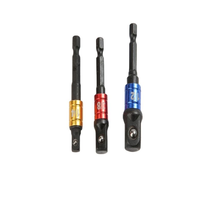 CRV 1/4''  54MM  Universal Socket Adapter Set With Blister Package